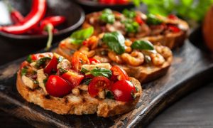 italian restaurant bruschetta