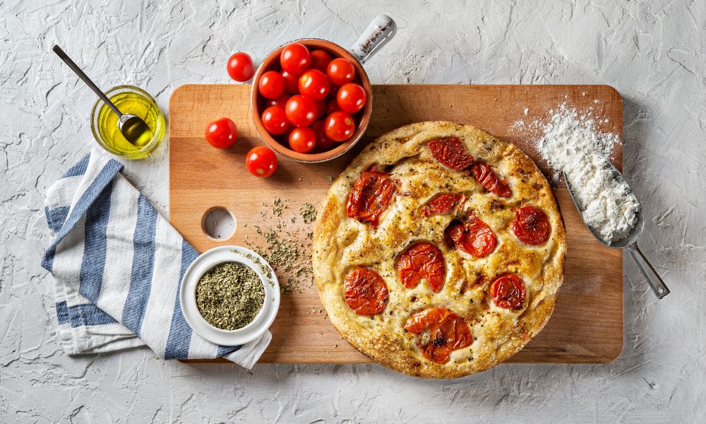 focaccia tomato