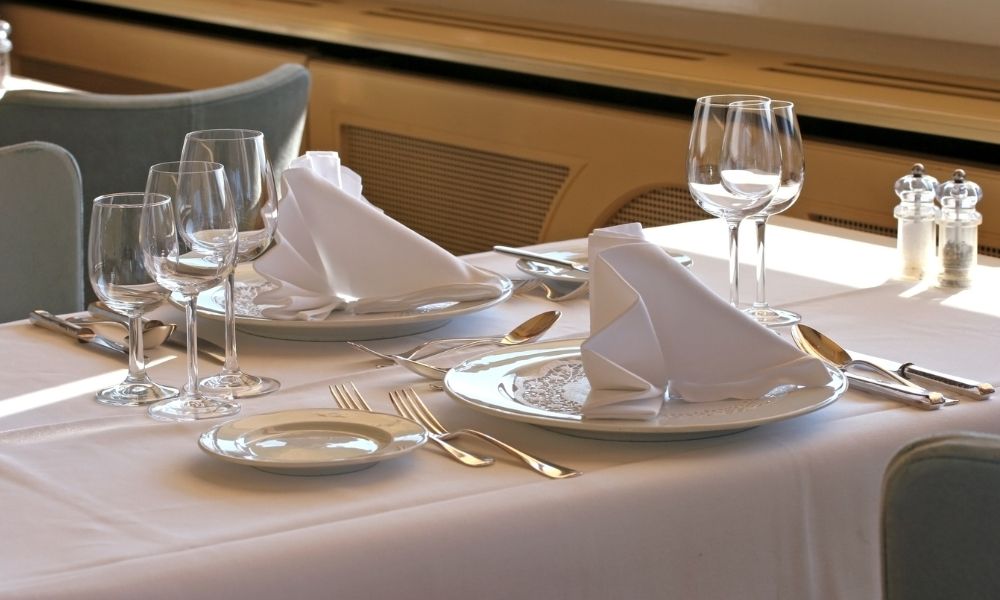 business dinner elegant