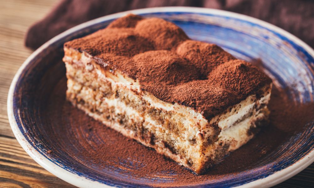 festive menu tiramisu